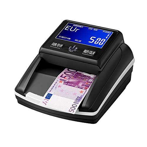 Detector de billetes falsos de mano Stanew, batería recargable del contador de divisas incluida,...