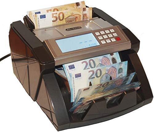 Máquina de contar dinero, contador de billetes, contador de valor, detector de billetes falsos