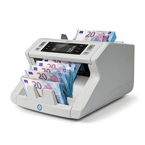 Safescan 2250 - Contadora automática de billetes clasificados, Detección UV, MG y tamaño