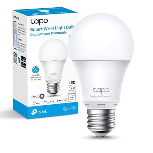 TP-Link TAPO L520E - Bombilla LED Inteligente, Bombilla WiFi sin necesidad de Hub, Blanco Neutro...