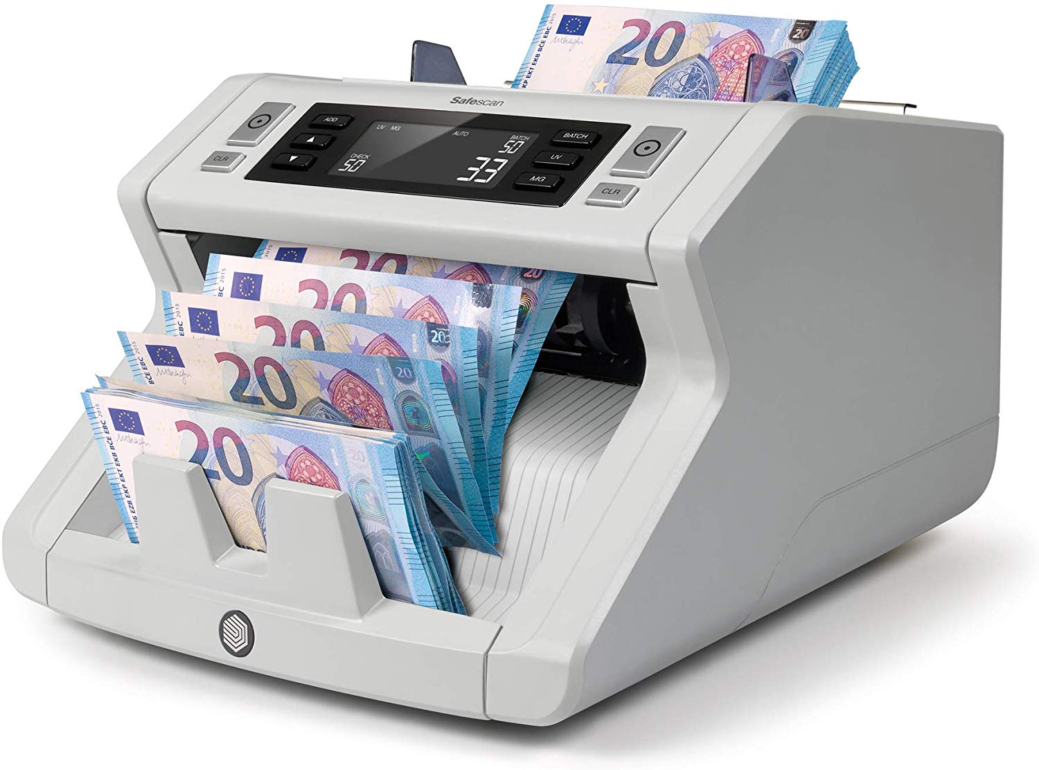 Euro Cuenta y verifica más rápido Contador de dinero BisBro Technology BB-2150C Cuenta de forma fiable 1000 billetes por minuto Libra Reconoce billetes falsos al instante USD 