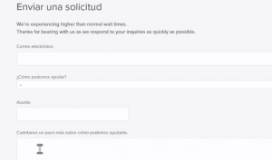manera de contactar