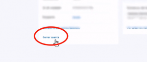 Cerrar Cuenta