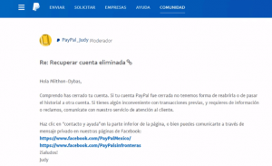 cerrar cuenta PayPal