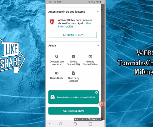 operar con Interactive Brokers en móvil