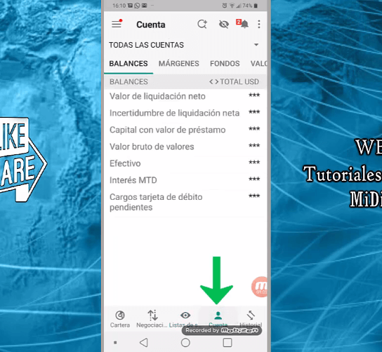 cómo usar la app de Interactive Brokers en móvil