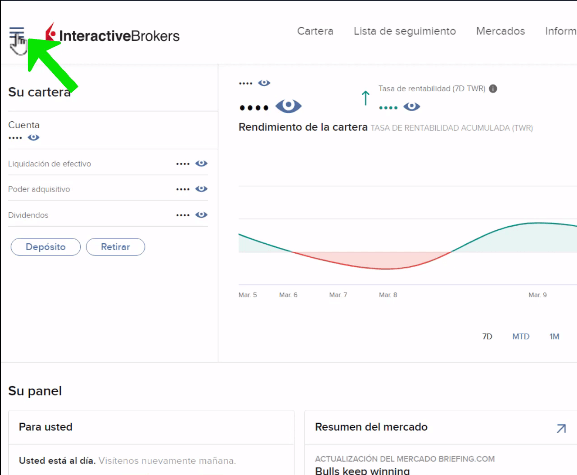 pasos para convertir divisa en Interactive Brokers