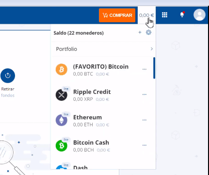 cómo ver saldo en Bit2me
