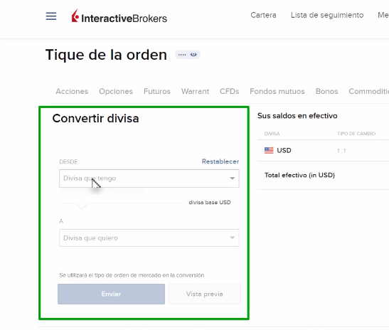 guía para convertir divisa 