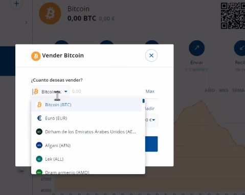 cómo vender bitcoin en Bit2me