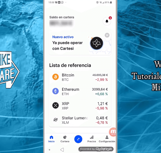 cómo usar la app de Coinbase en el móvil Inicio