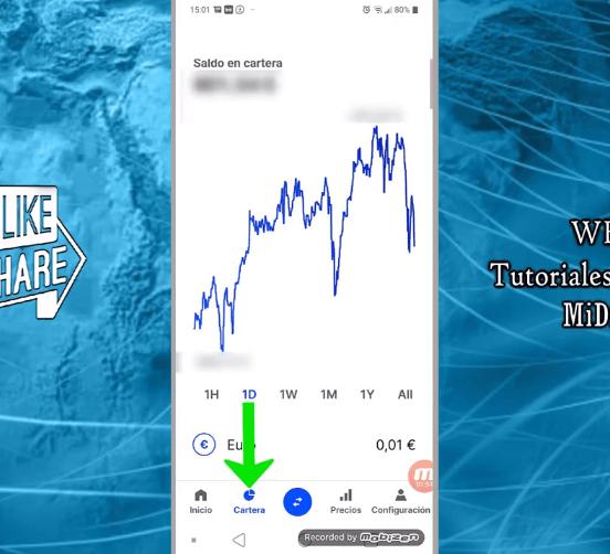 cómo ver el saldo en la app de Coinbase en el móvil