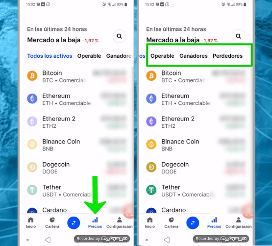 pasos para usar app de Coinbase con el teléfono