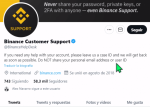 Soporte Personalizado en Twitter