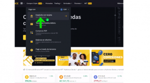 Depósito con tarjeta