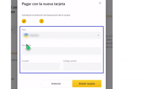 dirección de facturación