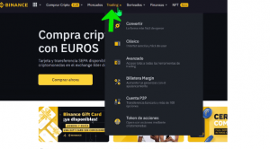 Criptos dentro de Binance