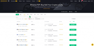 Función P2P en Binance