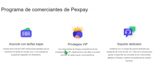 comerciante de Pexpay