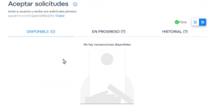 Aceptar solicitudes airtm