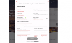 información acerca perosnal