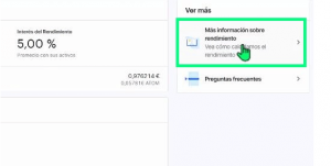 información de rendimiento