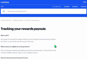 página de Ayuda Coinbase