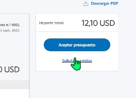 cómo saber si el cliente solicita un cambio en PayPal