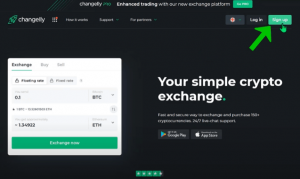web oficial Changelly