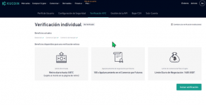 Verificación de la cuenta
