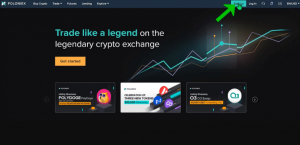 web oficial de Poloniex