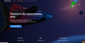 web oficial de EXMO
