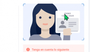 solicitar una selfie