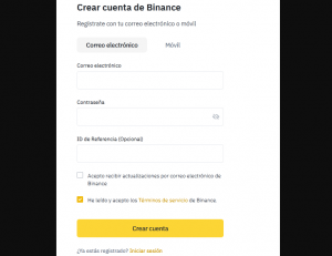 invertir en Binance.