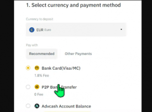 método que utilizara depósito