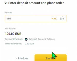 Advcash Account Balance