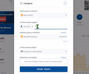 DEPÓSITO de DINERO en BIT2ME 5