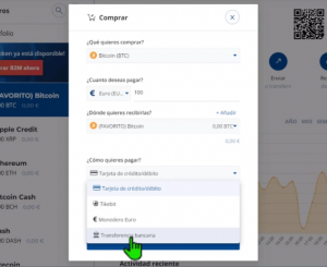 DEPÓSITO de DINERO en BIT2ME 9