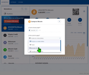 DEPÓSITO de DINERO en BIT2ME 15