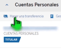 TRANSFERENCIA en el BBVA por internet 3
