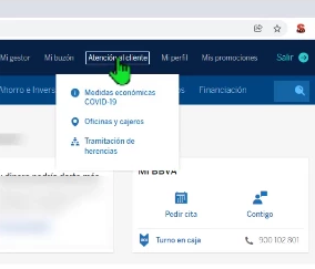 contactar BBVA