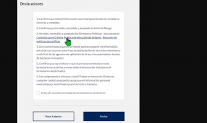 Declaraciones activetrader