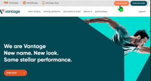 Registrarse en Vantage Markets