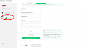 vincular cuenta bancaria