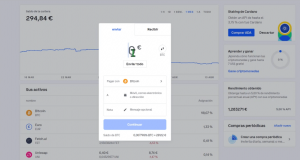 Dinero a a enviar a Binance
