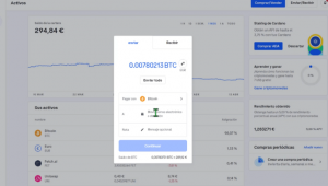 dirección de la wallet