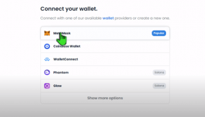Vincular wallet con opensea