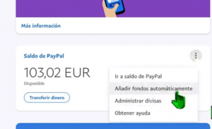 fondos en PayPal