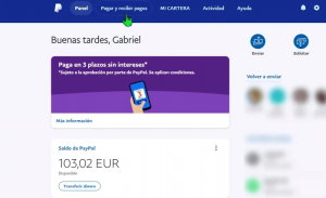 transferencia internacional PayPal