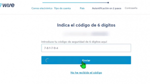código de 6 dígitos